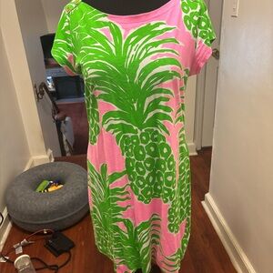 Lilly Pulitzer Pineapple Dress - XL